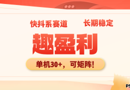 【趣盈利】长期稳定的抖系副业，市场空白，速来抢占市场