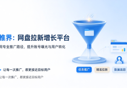 为什么网盘推广达人优先选择【推界平台】做网盘拉新变现？